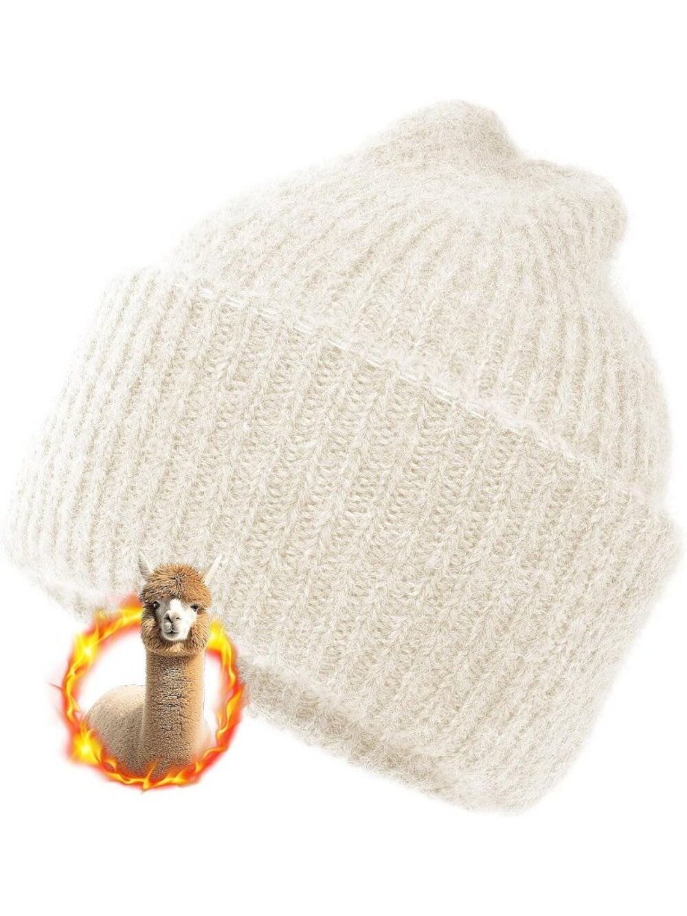 Cozy Alpaca Winter Beanies for Kids - Soft Silk Toddler Hats for Boys & Girls